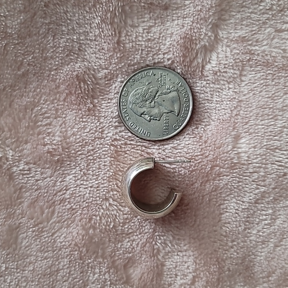 Solid Sterling Silver Earrings - image 6